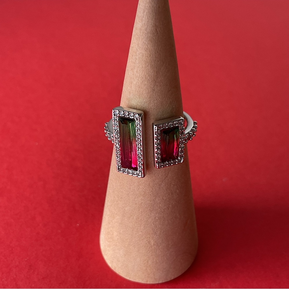 Bomb Party RBP6654 “Bold Spirit” LC Alexandrite on Rhodium Size 6 & 7 Ring NWT